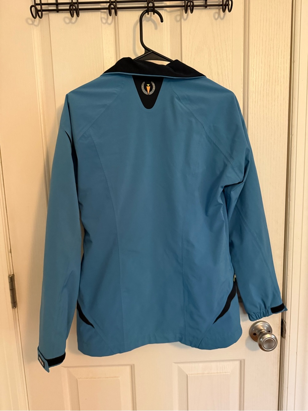 Kerrits Teal Blue Women's Ski Shell Jacket with Black Trim